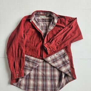 Vintage L.L.Bean Made in Canada Lined Canvas Work Shirt XL